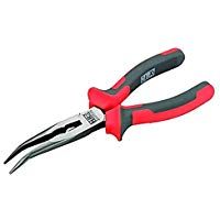 ALYCO 170536 - Alicates bocas semirredondas curvas HR High Resistance DIN 5745 Cr-V 200 mm con mango bimaterial