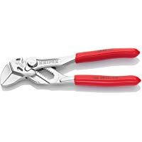 KNIPEX 86 03 125 SB Mini Tenaza llave de KNIPEX Alicates y juego de llaves en una sola herramienta cromado recubiertos de pl&aacute;stico 125 mm