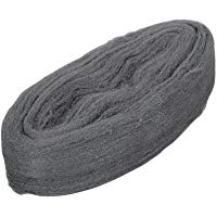Wolfcraft 6095000, Lana de Acero, Grados de Finura: 000, 200 g, Plata