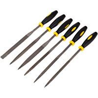 ukcoco 6pcs Aguja limas de acero Mini Madera rallar 140&nbsp;x 3&nbsp;mm