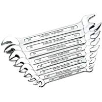 Brueder Mannesmann Werkzeuge M 110-08, Llave de doble boca, pack de 8 unidades