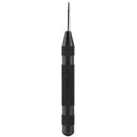 Punz&oacute;n de centro autom&aacute;tico, 1pc Negro Localizador de punz&oacute;n de centro autom&aacute;tico Prensa Herramienta de marcado Dent Herramienta manual para metal y madera