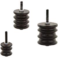 MagiDeal 3 Piezas Bru&ntilde;idor de Cuero Cabeza Pulida de Molienda El&eacute;ctrica &eacute;bano para Lijar Lado de Cuero de Piel Herramienta Reparaci&oacute;n