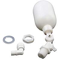 SADA72 V&aacute;lvula Flotante autom&aacute;tica de pl&aacute;stico para Agua no t&oacute;xica, v&aacute;lvula de Bola de Acuario Ajustable, Sistema de Osmosis inversa para corrosi&oacute;n, qu&iacute;micos, m&eacute;dicos, hogares, acuarios, etc.