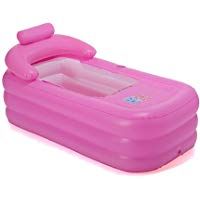 OUkANING - Ba&ntilde;era hinchable port&aacute;til para adultos, ba&ntilde;era infantil, ba&ntilde;era plegable