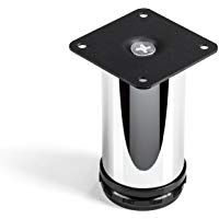 SO-TECH&reg; Pata de Mueble"JIM" Cromado &Oslash; 50 mm Alto 100 mm Capacidad de Carga muy Alta
