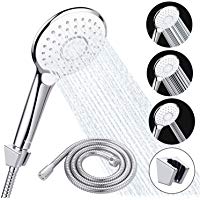 Alcachofa de Ducha, Dalmo, Cabezal de Ducha con Manguera 1.5 m de Alta Presion, Ahorro de Agua, Ducha de Mano con 3 Modos, F&aacute;cil de Limpiar e Instalar