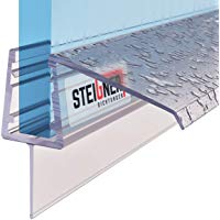 STEIGNER 40 cm Junta Repuesto Para el Vidrio 3,5mm/4mm/5mm/6mm/7mm Junta Vierteaguas de Ducha UK21 Protecci&oacute;n Chorros Mamparas Ducha