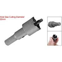 SODIAL(R) 22mm diametro Sierra de agujero broca taladro de aleacion corte de la placa de acero