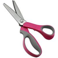 Profesional Confecci&oacute;n tijeras dentadas Oficios Zig Zag Cut Tijeras Rose