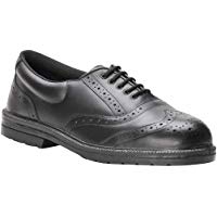 Portwest FW46 - Exec Brogue 44/10 S1P, color Negro, talla 44