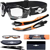 Gafas protectoras de dise&ntilde;o &ldquo;spoggles&rdquo; de primera calidad ToolFreak | La combinaci&oacute;n perfecta de gafas de seguridad y gafas de dise&ntilde;o (Spoggle - transparente)