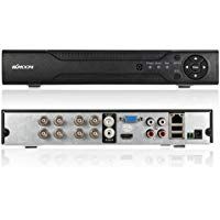KKmoon 8 Canal AHD DVR/NVR Grabadora de Video Full 1080N/720P (P2P Onvif + 1TB Disco Duro, Android/iOS App, Detecci&oacute;n Movimiento, Alarma Email, PTZ para 2000TVL C&aacute;mara CCTV)