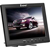 Eyoyo 8 Inch TFT LCD Pantalla de monitor de video en color 1024x768 VGA BNC AV HDMI entrada Altavoz incorporado para PC CCTV Seguridad para el hogar