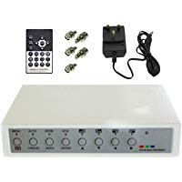 Colour Quad Processor for 4 Camera CCTV Security or Spy Cam Systems
