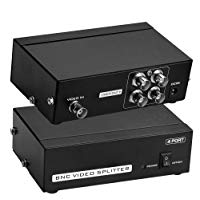 Sienoc 4&nbsp;Puerto BNC Coax Composite Video Splitter Amplificador de distribuci&oacute;n CCTV DVR