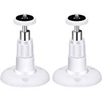 Soporte de C&aacute;mara de Seguridad Ajustable en Pared Interior y Exterior Montaje para Arlo, Arlo Pro, Arlo CAM y Otros Modelos, 2 Paquetes (Blanco)