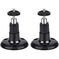 Soporte de C&aacute;mara de Seguridad Ajustable en Pared Interior y Exterior Montaje para Arlo, Arlo Pro, Arlo CAM y Otros Modelos, 2 Paquetes (Negro)