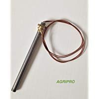 Agripro - Buj&iacute;a de precalentamiento con resistencia de arranque (9,5 x 140 W 250 A VITE 3/8 GAS)