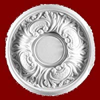 Roset&oacute;n decorativo para techo (poliestireno, permite utilizar la rifintura de cualquier ambiente de Maniera Original y elegante. indicata para valorizzare ulteriormente Gli habitaciones interiores y conferire piacevoli y detalles estilos de dise&ntilde;o. Importante Comple