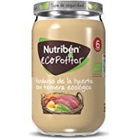 Nutrib&eacute;n - Potito eco Verduras de la Huerta con Ternera, 235gr