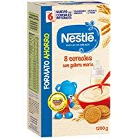Nestl&eacute; Papillas 8 Cereales Con Galleta Mar&iacute;a A Partir De 6 Meses - 1200 g