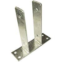 Soporte poste U, atornillado, anclaje hormig&oacute;n, 71 mm