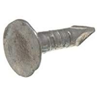 Lote de 500 galvanizado tela asf&aacute;ltica clavos de cabeza ancha de 13 mm