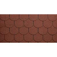 Eco Roof Cubierta para tejado, Bituminosa, granagliata, rojo