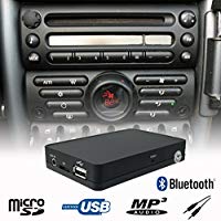 Manos Libres Bluetooth A2DP USB SD AUX Adaptador de Interfaz de Cambiador de CD para Coche Mini Cooper R50&nbsp;R52&nbsp;R53&nbsp;Boost Radio