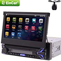 Android 9.0 Pie receptor est&eacute;reo sistema 1 din coche de navegaci&oacute;n GPS con la c&aacute;mara de reserva, 7" LCD con pantalla t&aacute;ctil, Wi-Fi, Bluetooth, Espejo Enlace, ranura del USB SD, radio AM FM RDS