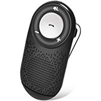 (Espa&ntilde;ol) Manos Libres para Coche Kit Auto Power On Adaptador Audio Bluetooth con Siri y Google Asistente, Altavoz Fuerte, Sin Instalacion, Soporta GPS, M&uacute;sica, Altavoz Inal&aacute;mbrico para M&oacute;viles