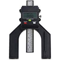 HangboughtEU - Medidor digital de profundidad de 80 mm de altura, con pantalla de d&iacute;gitos y magn&eacute;tico de pie para carpinter&iacute;a