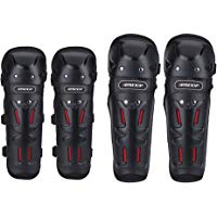 KIMISS KI03601 BSDDP BSD1002 4Pcs Coderas/Rodilleras de codo Protector de rodillera Equipo de protecci&oacute;n para Motocross Motocicleta Ciclismo