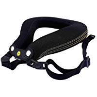 CRAZY AL'S, CAN02B, Soporte protector de cuello para motocicleta, color negro