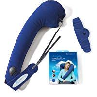 travelrest&reg; - Ultimate Travel Almohada/Cuello Almohada - Ergon&oacute;mico, Patentado Y Ajustable para Aviones, Coches, Autobuses, Trenes, Oficina Napping, Camping, Sillas De Ruedas (Enrolla Peque&ntilde;o) &hellip;
