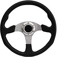 Modauto - Volante Deportivo Universal, Di&aacute;metro 350mm, Modelo G070, Negro