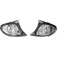 VORCOOL Luz de la Esquina del reemplazo del Lado del Pasajero de la luz de la Se&ntilde;al de Vuelta 2Pcs Delantera para BMW E46 318I 320I 325I 330I