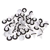 Freshsell - 50 Clips para Panel de Puerta con Anillo de Sellado para BMW E34 E36 E38 E39 E46 M3 M5 Z3 X5