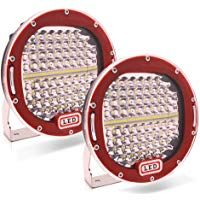 Safego 2pcs Focos LED, 7" 300W 24000LM Faros Trabajo LED Spot 12V-24V Barra LED IP68 Impermeable Luz de Niebla para Coche,SUV, UTV, ATV,Off-road,Cami&oacute;n,Moto,Barco - Garant&iacute;a de 1 a&ntilde;os(Concha negra)