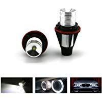 ZXREEK 2X E39 5W 6500K Blanco 200 Lumens LED Alta Potencia Marcador Anillo Bombillas Faros Ojos De Angel Eyes Halo Anillo Para 5 6 7 Serie X3 X5 E53 E60 E63 E64 E65 E66 E83 525i 530i 745i 745li