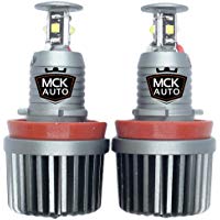MCK Auto Bombillas de luces de posici&oacute;n Ojos de Angel LED CREE H8 80 W E82 E87&nbsp;E92&nbsp;E60&nbsp;E61&nbsp;E63&nbsp;E89&nbsp;X6&nbsp;BC2R color blanco intenso