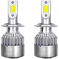 2x H7 Luces Delanteras del Coche Kit, MODOCA Auto Car 110W 11000LM C6 H7 Kit de faros LED Bombillas, H7 12V/24V Sustituci&oacute;n de Hal&oacute;genos o Bombillas HID H7