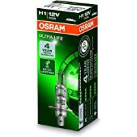 OSRAM ULTRA LIFE H1, l&aacute;mpara para faros hal&oacute;gena, 64150ULT, autom&oacute;vil de 12 V, estuche (1 unidad)