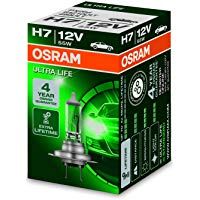OSRAM ULTRA LIFE H7, l&aacute;mpara para faros hal&oacute;gena, 64210ULT, autom&oacute;vil de 12 V, estuche (1 unidad)
