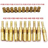 Hrph 20 Piezas Carburetor Jet Principal Kit Set Slow/Pilot Jet para PWK Keihin OKO CVK