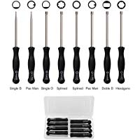 Juego de destornilladores de Ajuste del Carburador 8pcs Kit de Herramientas para carburador de 2 ciclos, motor peque&ntilde;o