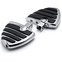 Alfombrillas para moto estilo ala Reposapi&eacute;s Delantero y Trasero Reposapi&eacute;s Reposapi&eacute;s cromados