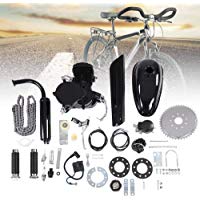 Kit de Motor de Bicicleta 80CC, Conjunto de Kit de Motor de Motor de Ciclo de 2 Tiempos, Kit de Bricolaje de Motor de Gasolina con Ahorro de Combustible con Herramientas