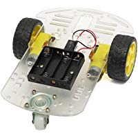 Conjunto de chasis del coche - SODIAL(R)Caja de nuevo 2WD motor inteligente del robot del chasis del coche de bateria codificador de la velocidad para Arduino